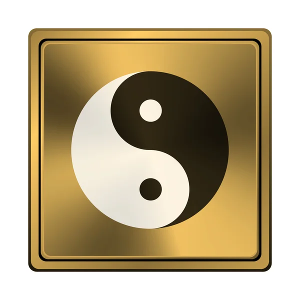 Ikona ying yang — Zdjęcie stockowe