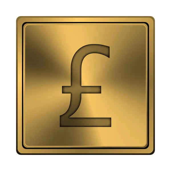 Pound icon — Stock Photo, Image