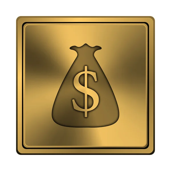 Dollar sack icon — Stock Photo, Image