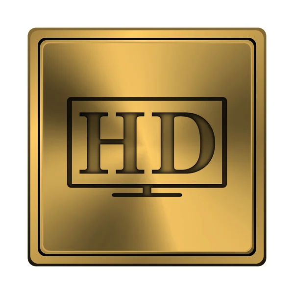 Ikona tv HD — Zdjęcie stockowe