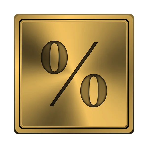 Percent icon — Stock Photo, Image