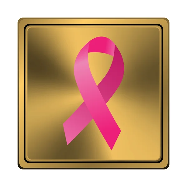 Εικονίδιο κορδέλα του καρκίνου του μαστού — Φωτογραφία Αρχείου