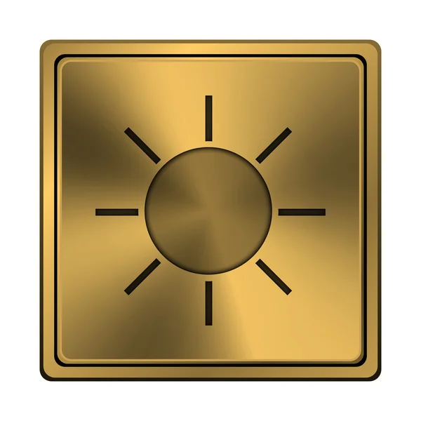 Sun icon — Stock Photo, Image