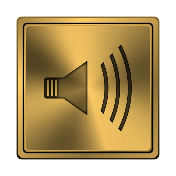 Speaker icon — Stock Photo, Image