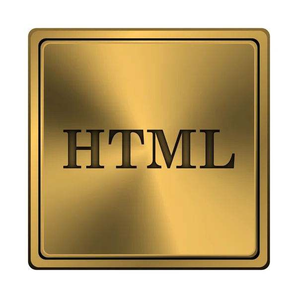 Ícone html — Fotografia de Stock