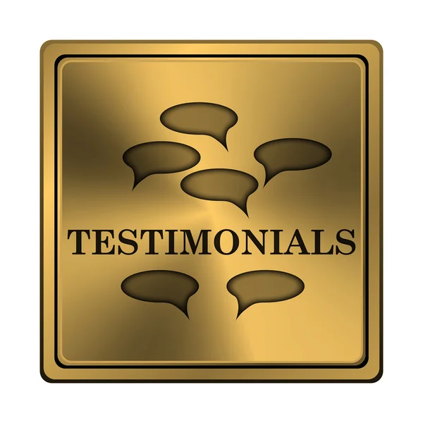 Testimonials icon — Stock Photo, Image