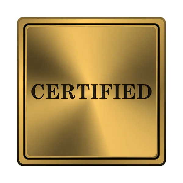 Icona certificata — Foto Stock