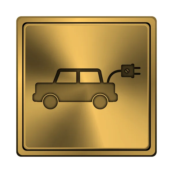 Electric car icon — Stock Photo, Image