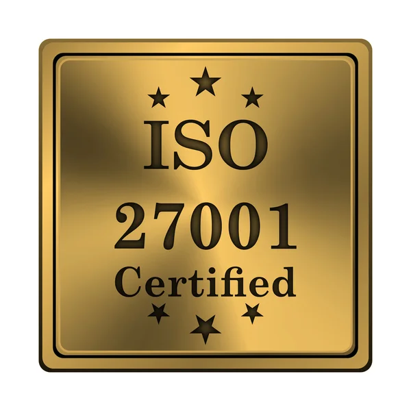 Ikona ISO 27001 — Zdjęcie stockowe