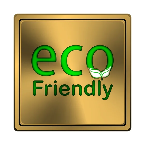 Eco friendly ikona — Stock fotografie