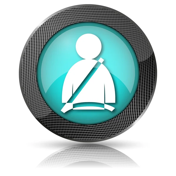 Safety belt icon — Stock Photo, Image