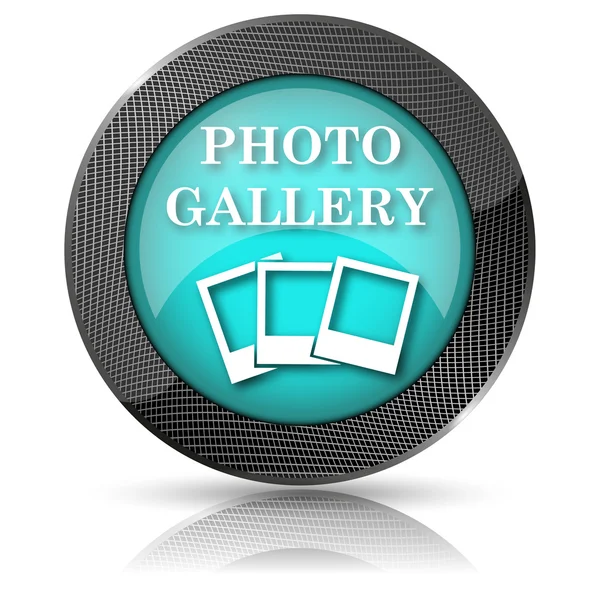 Icono galería de fotos — Foto de Stock