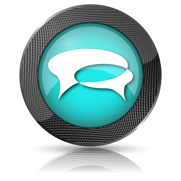 Chat bubbles icon — Stock Photo, Image