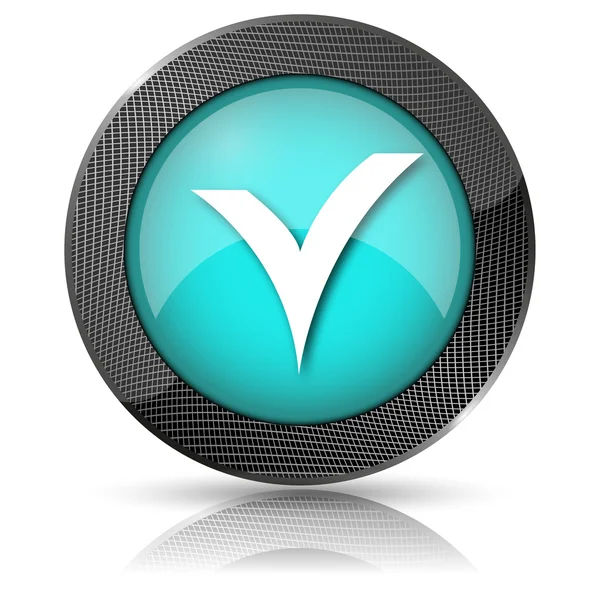 V 체크 아이콘 — 스톡 사진