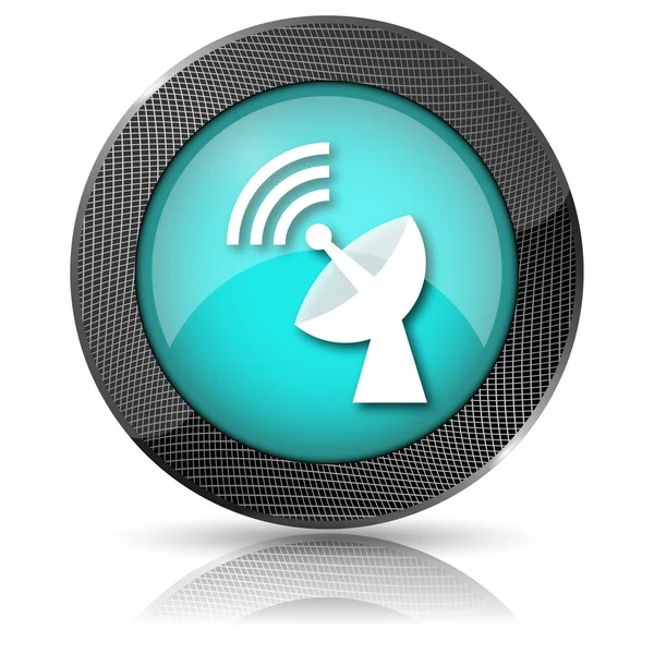 Wireless antenna icon — Stock Photo, Image