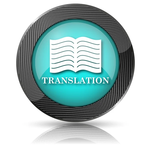 Icono libro de traducción —  Fotos de Stock