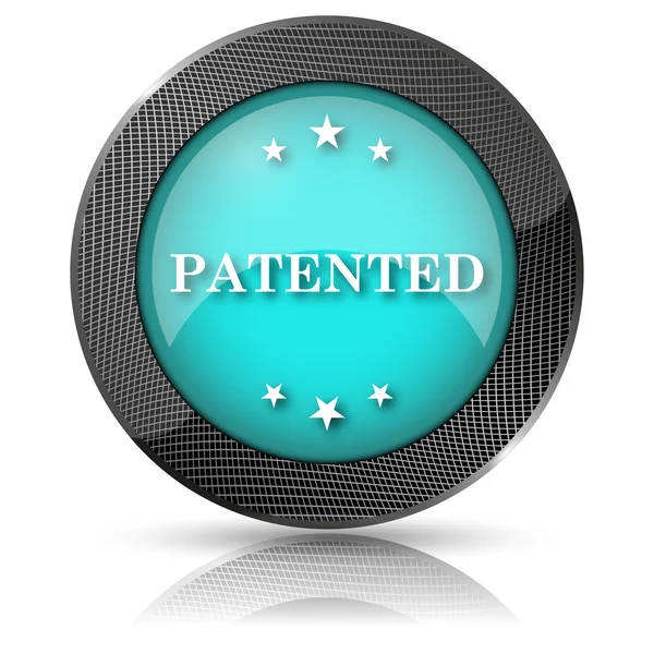 Patented icon — Stock Photo, Image