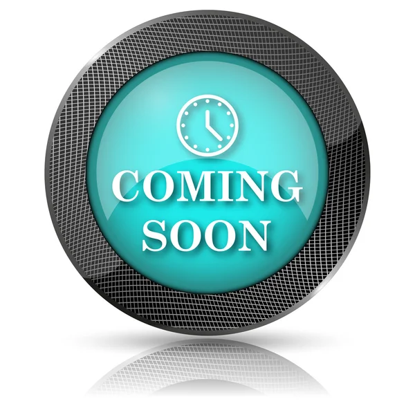 Coming soon icon — Stock Photo, Image