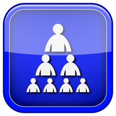 Kuruluş şeması kişi simgesi