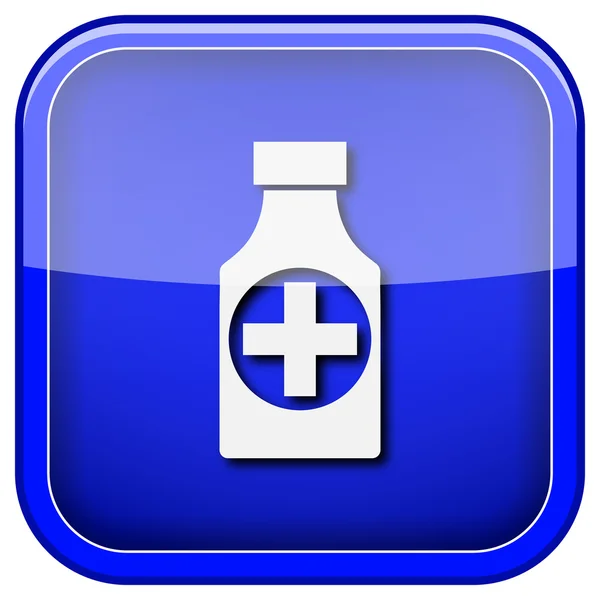 Pillen-Flaschen-Symbol — Stockfoto