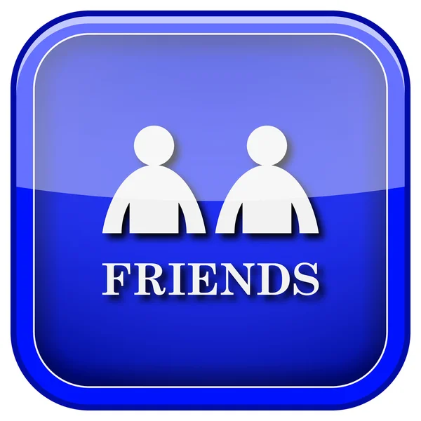 Ícone amigos — Fotografia de Stock
