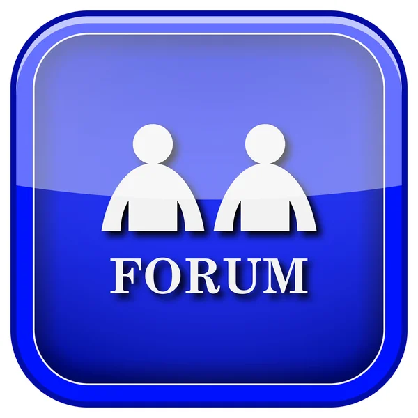 Forum ikona — Zdjęcie stockowe