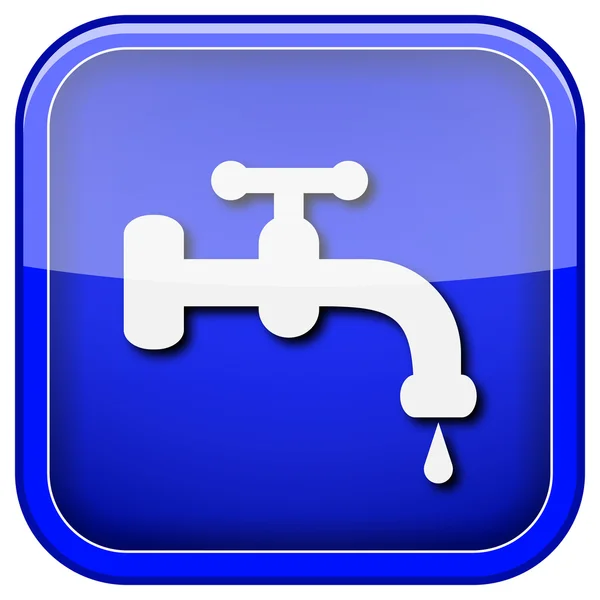 Water tap icon — Stock Photo, Image