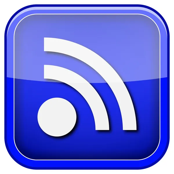 Signo de RSS icono — Foto de Stock