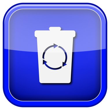 Geri dönüşüm kutusu simgesi