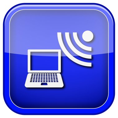 kablosuz dizüstü bilgisayar simgesi