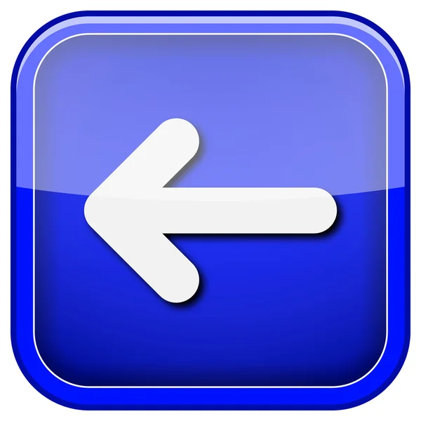 Icono flecha izquierda — Foto de Stock