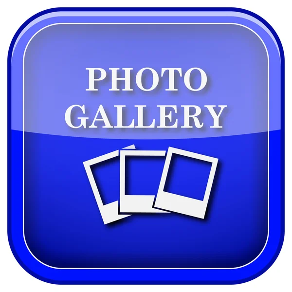 Icono galería de fotos — Foto de Stock