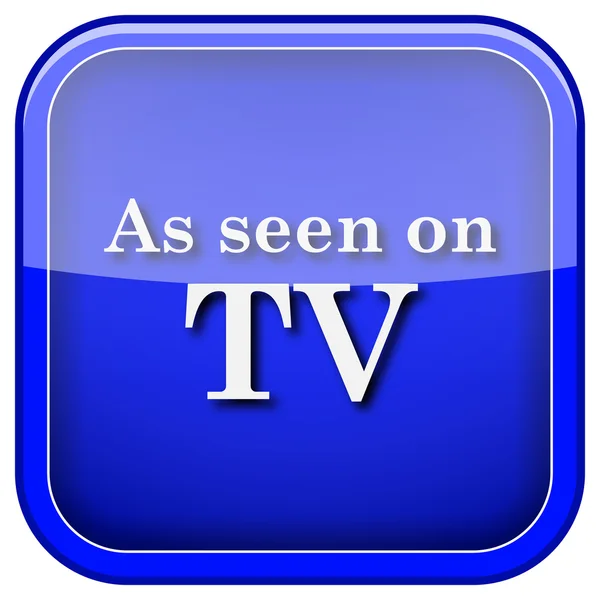 As seen on TV icon — Stock Photo, Image