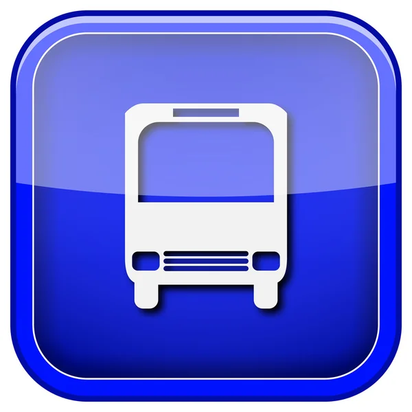 Значок автобуса — стоковое фото
