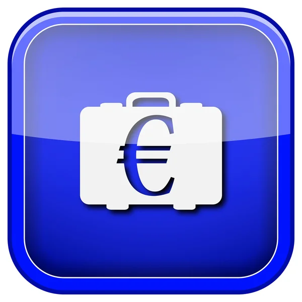 Euro bag icon — Fotografie, imagine de stoc