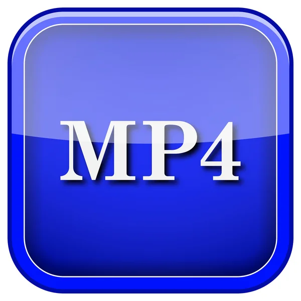 MP4 значок — стокове фото