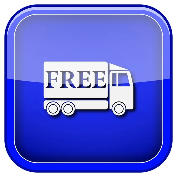 Значок бесплатного грузовика — стоковое фото