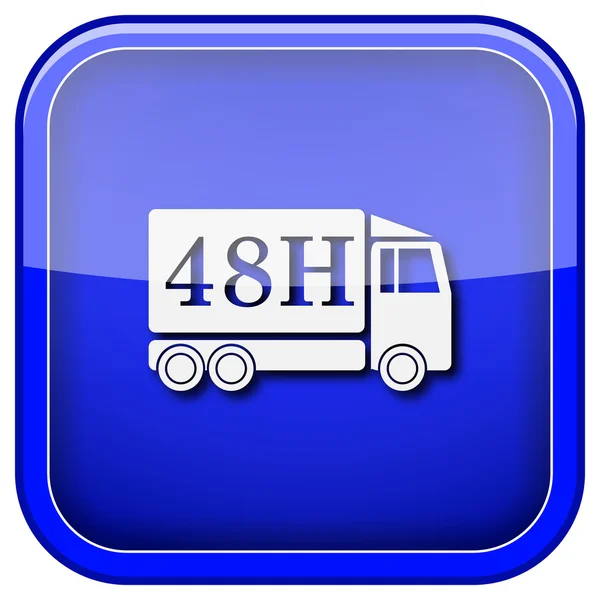 48H delivery truck icon — Stock Photo, Image