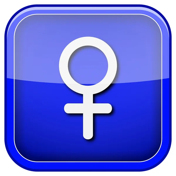 Female sign icon — Stock Photo, Image