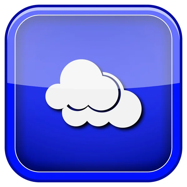 Icono de nubes — Foto de Stock