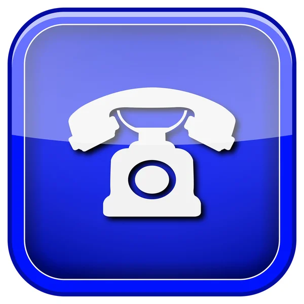 Ikona telefonu — Stock fotografie