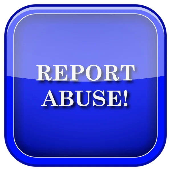 Report abuse icon — Stock Photo, Image