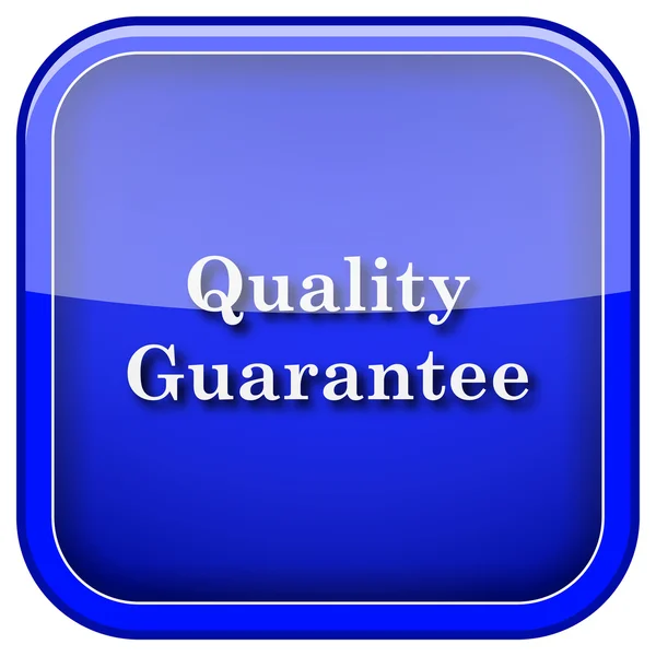 Ícone de garantia de qualidade — Fotografia de Stock