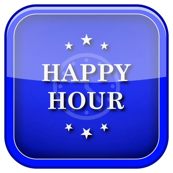 Happy hour icon — Stock Photo, Image