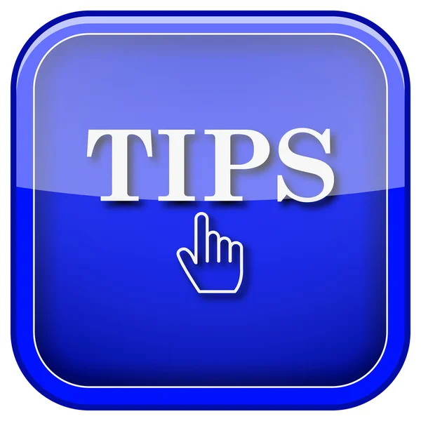 Tips icon — Stock Photo, Image