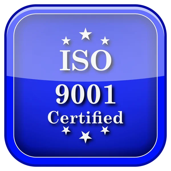 Icona ISO9001 — Foto Stock