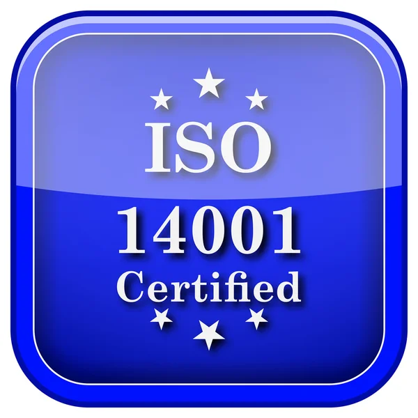 Iso14001 아이콘 — 스톡 사진