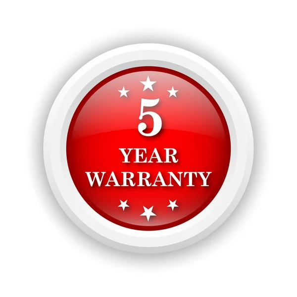 5 year warranty icon — Stock Photo, Image