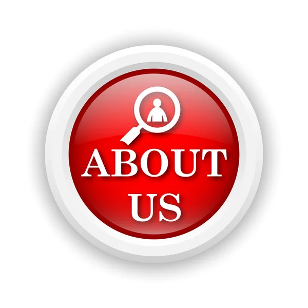 About us icon — Stock Photo, Image