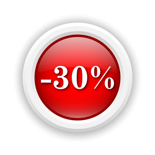 30 percent discount icon — Stock Photo, Image